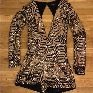 Sequin romper